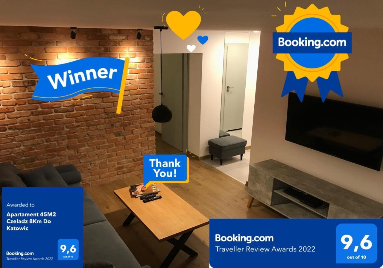 Apartament 45M2 Czeladz 8Km Do Katowic 외부 사진